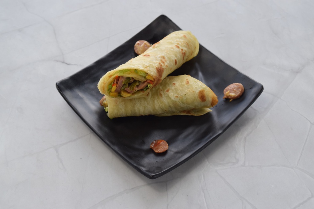 Chicken hot dog sandwich