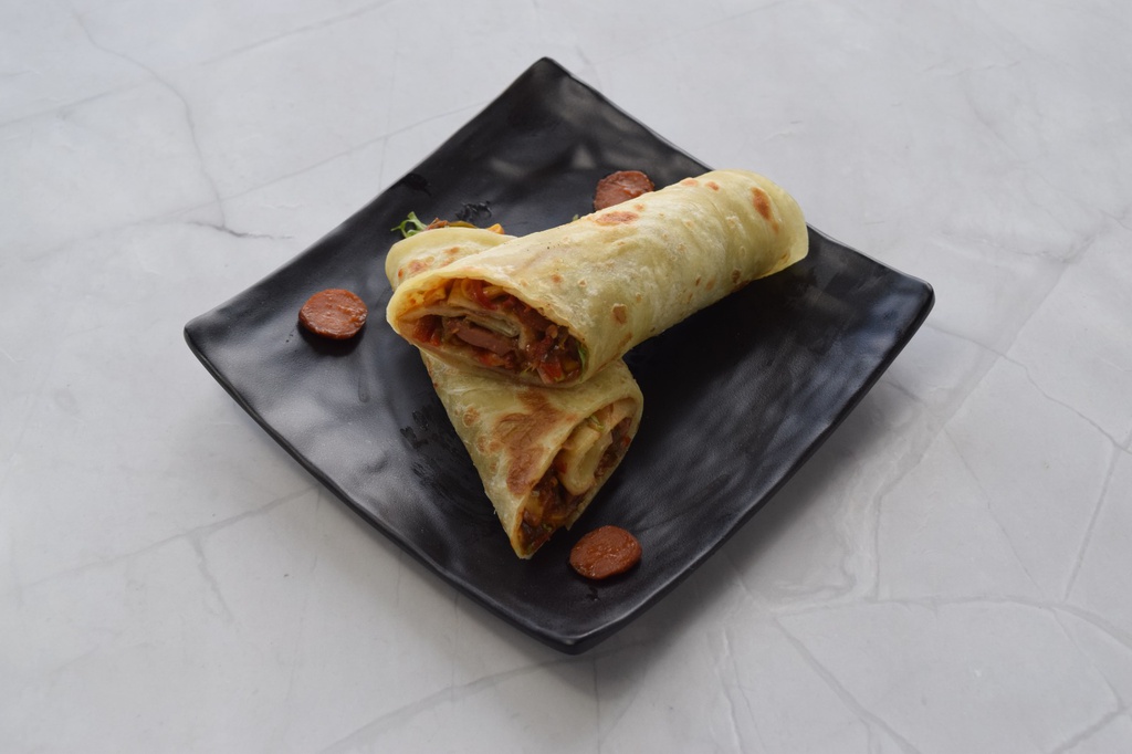 Beef hot dog sandwich