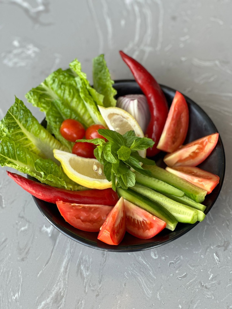 Mixed vegetables plate