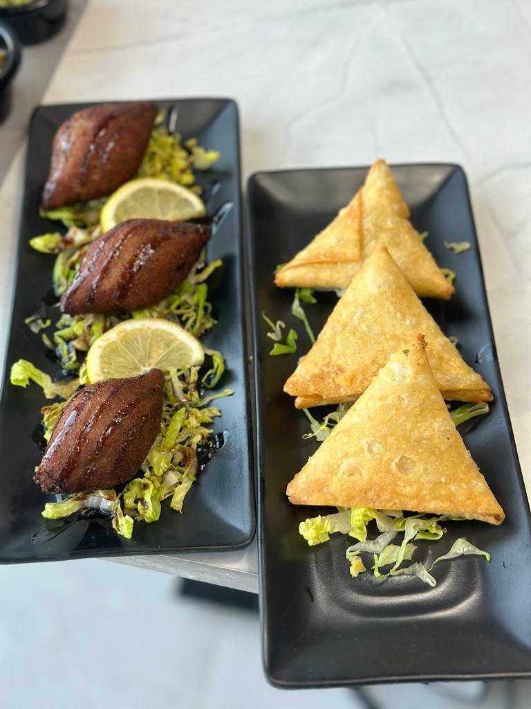 mix samosa and kwbbeh